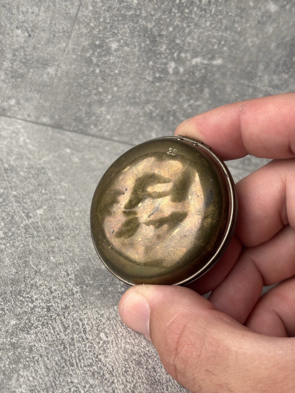 Antique Brenets Swiss Pocket Watch Movement Enamel Dial Parts Repair c1900