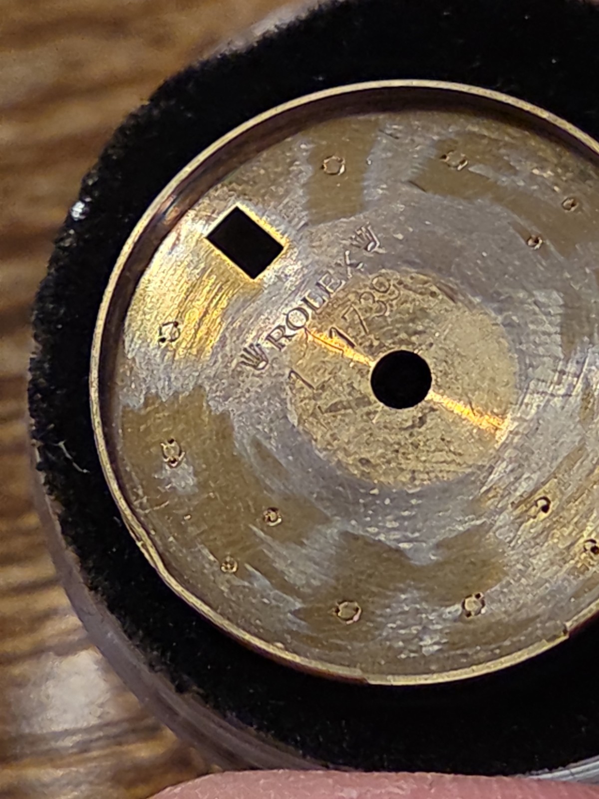 Original ROLEX Yacht-Master Dial Date Champagne OEM 169623 – 169628 Caliber 2235