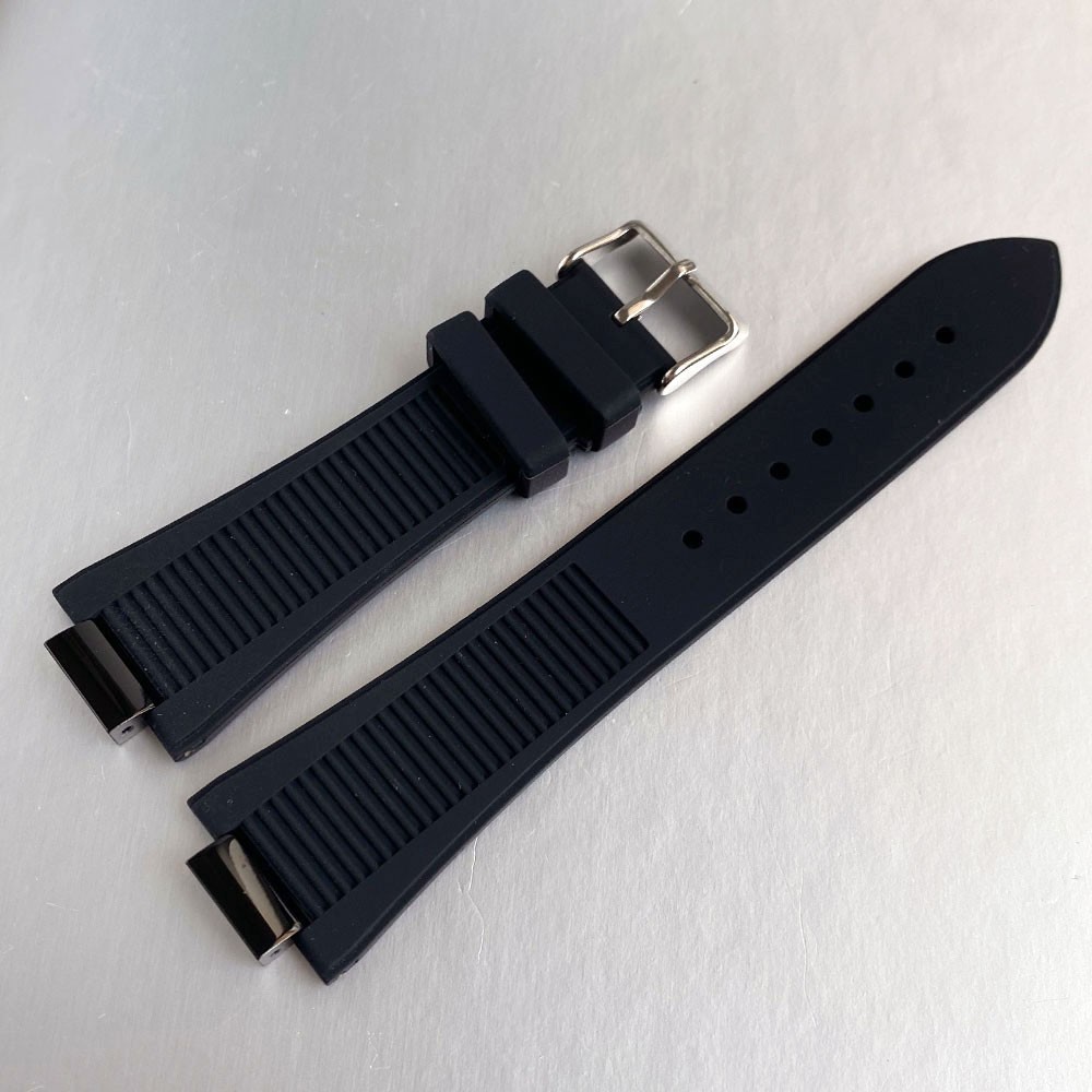 40mm Rose Gold Black Square Watch Case Sapphire 20ATM For NH35 NH36 NH38 ETA2824