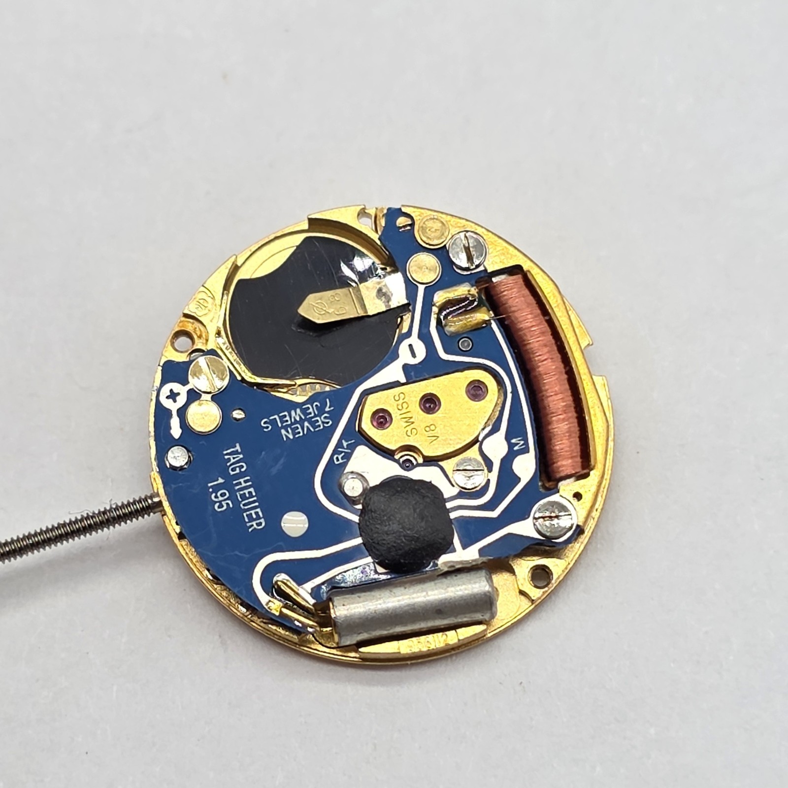 10 Tag Heuer Watch Movements Swiss V8 7 Jewels 17mm Parts Or Repair #S33