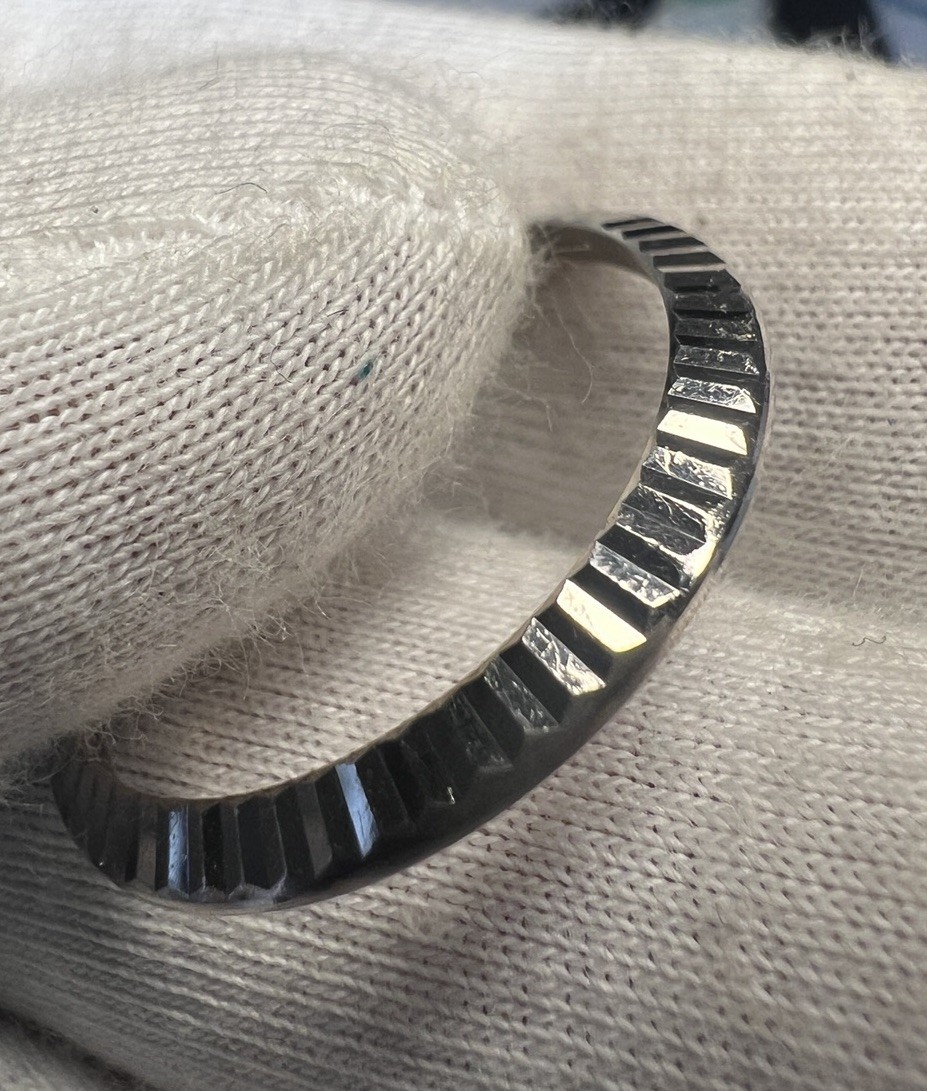 Rolex Lady Datejust 26mm 18K White Gold Engine Turned Bezel Vintage