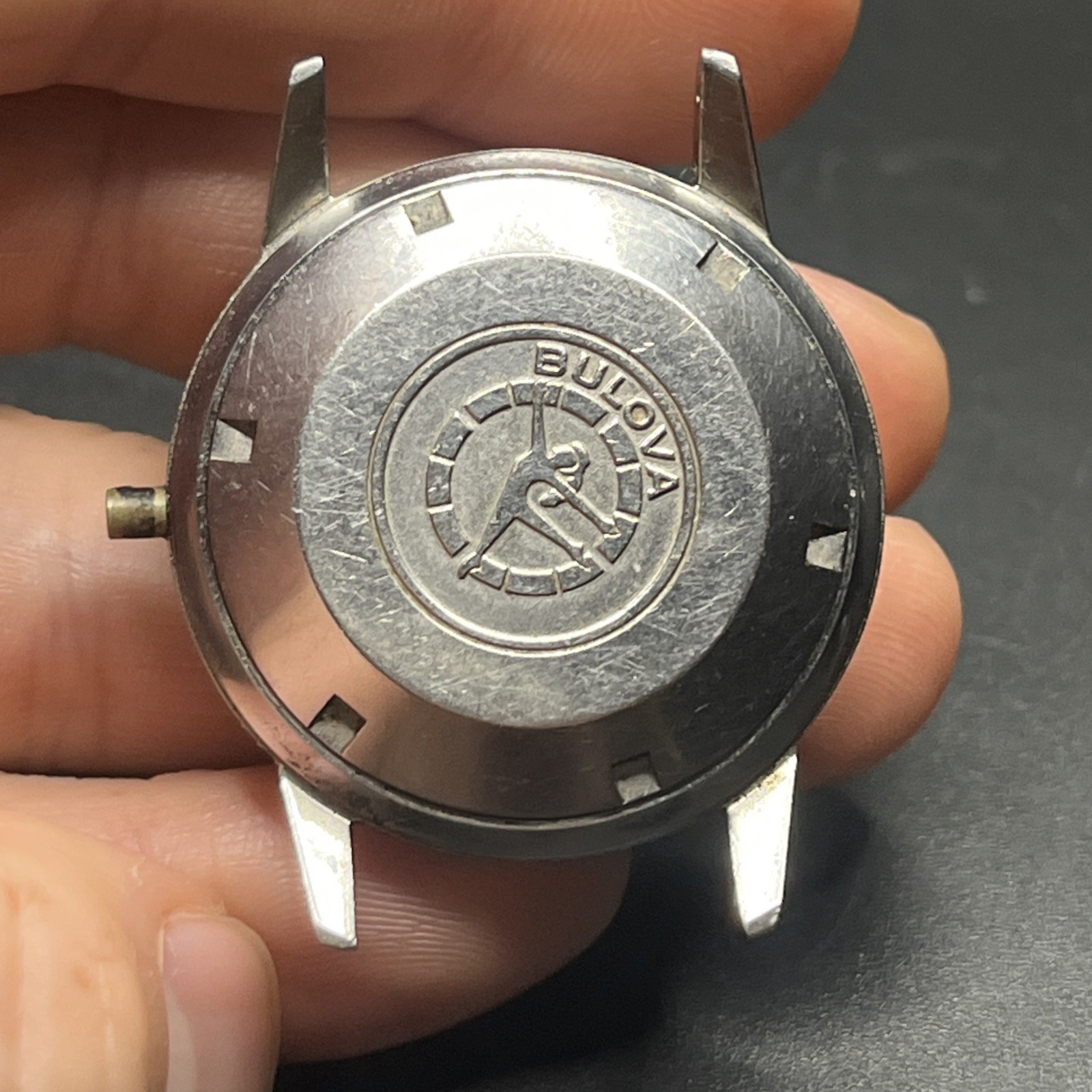 1969 Bulova Ref. 386-3 Snorkel 666 Diver Case (015)