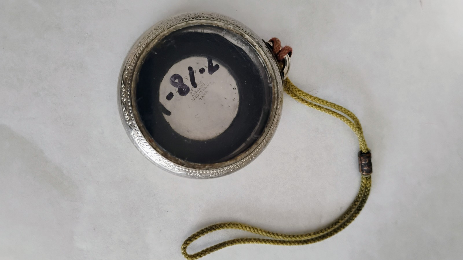 WATCH STAR CASE CO. STELLAR NO. 7465357 CASE ONLY 1916 ANTIQUE (R3D)