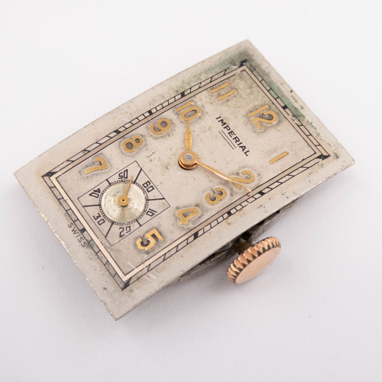 Vintage Imperial Watch Co. Model 48 1743 17-Jewel Wristwatch Movement