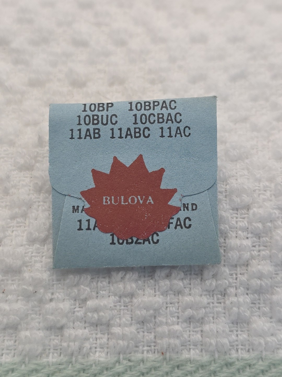 Bulova 1 Upper & Lower Shock Resistor Locking Springs 10CSC #81F-82F NOS