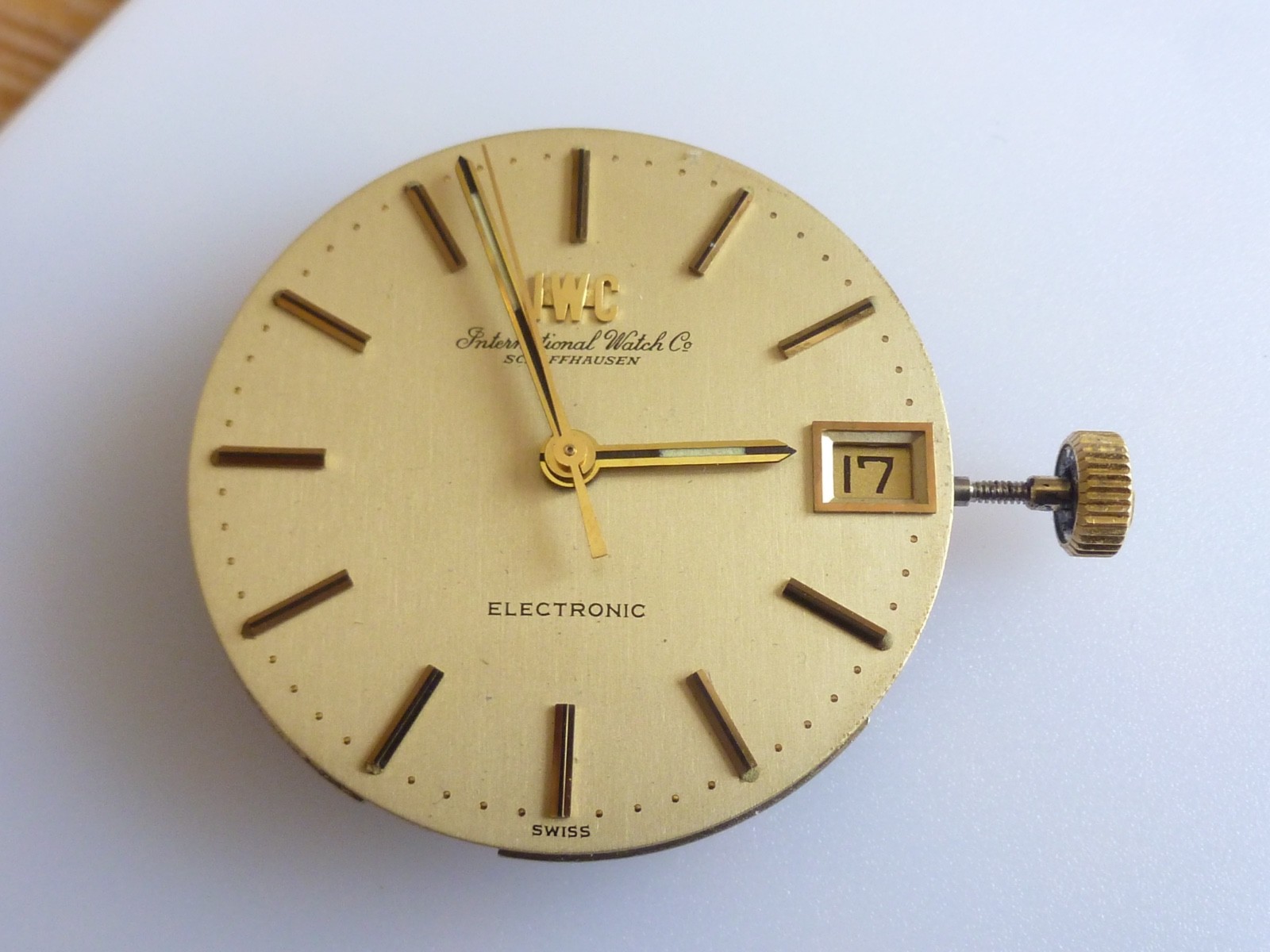 IWC 150 era 9162 Movement Vintage working good 30mm dial Electronic original