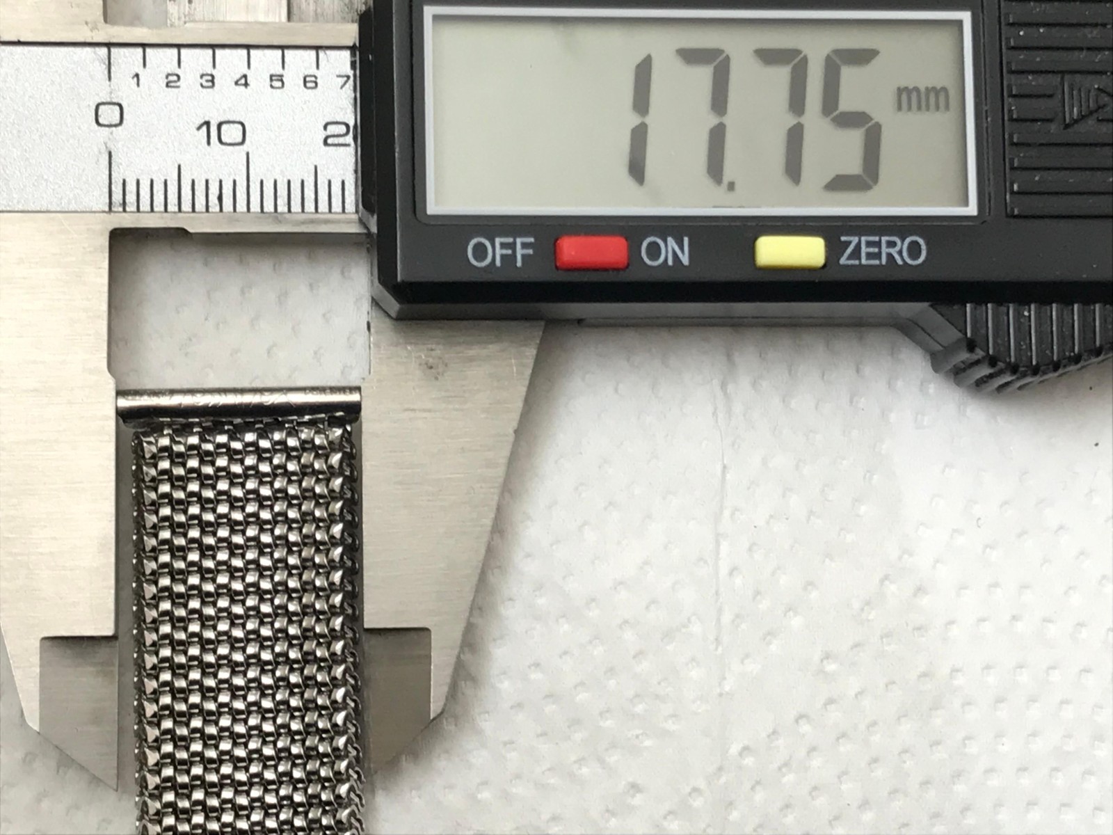 Original Vintage “Tessuflex” Stainless Steel Bracelet
