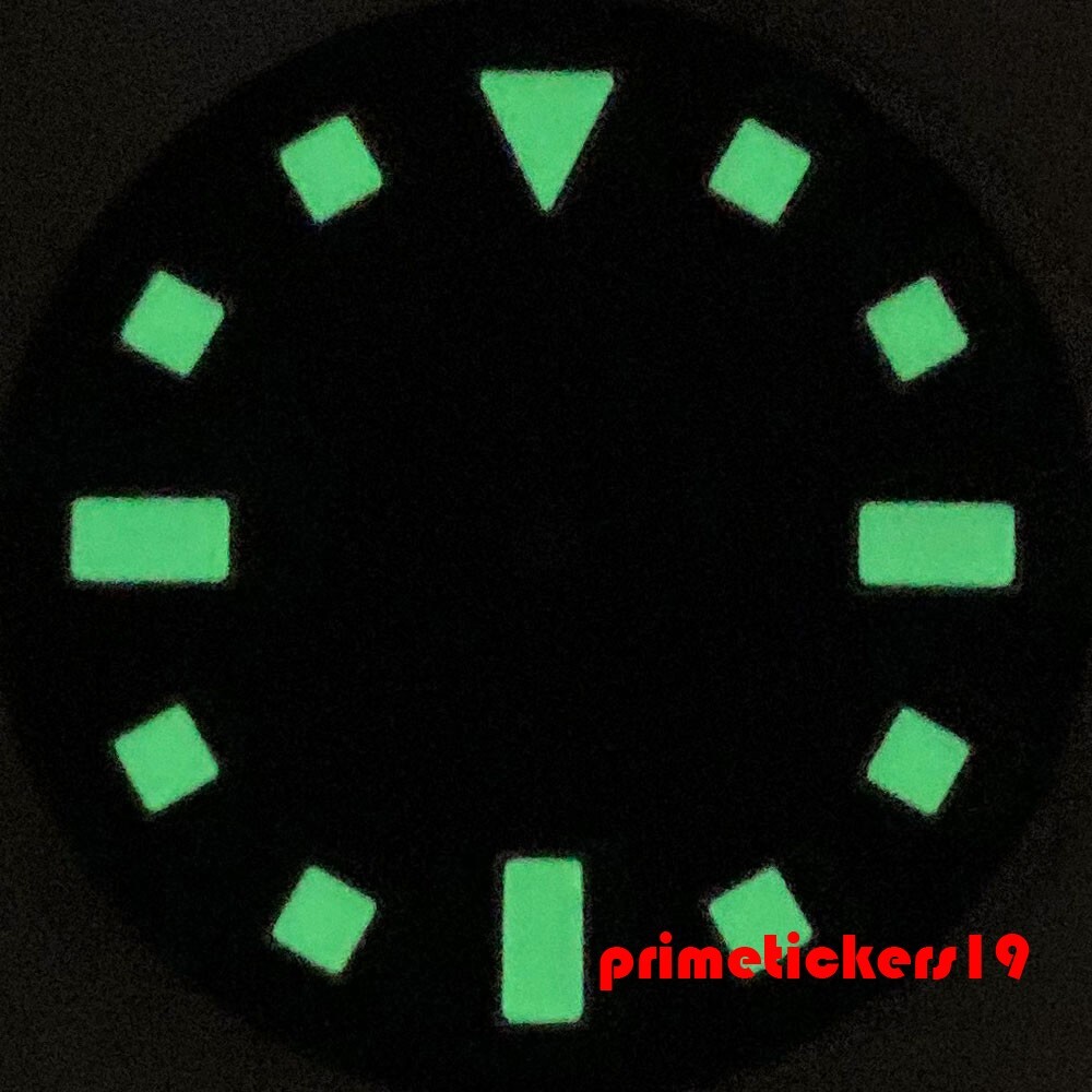 Black/Blue/Green 29mm Watch Dial Matte Face Fit NH35 Miyota8215 ETA2824 PT5000