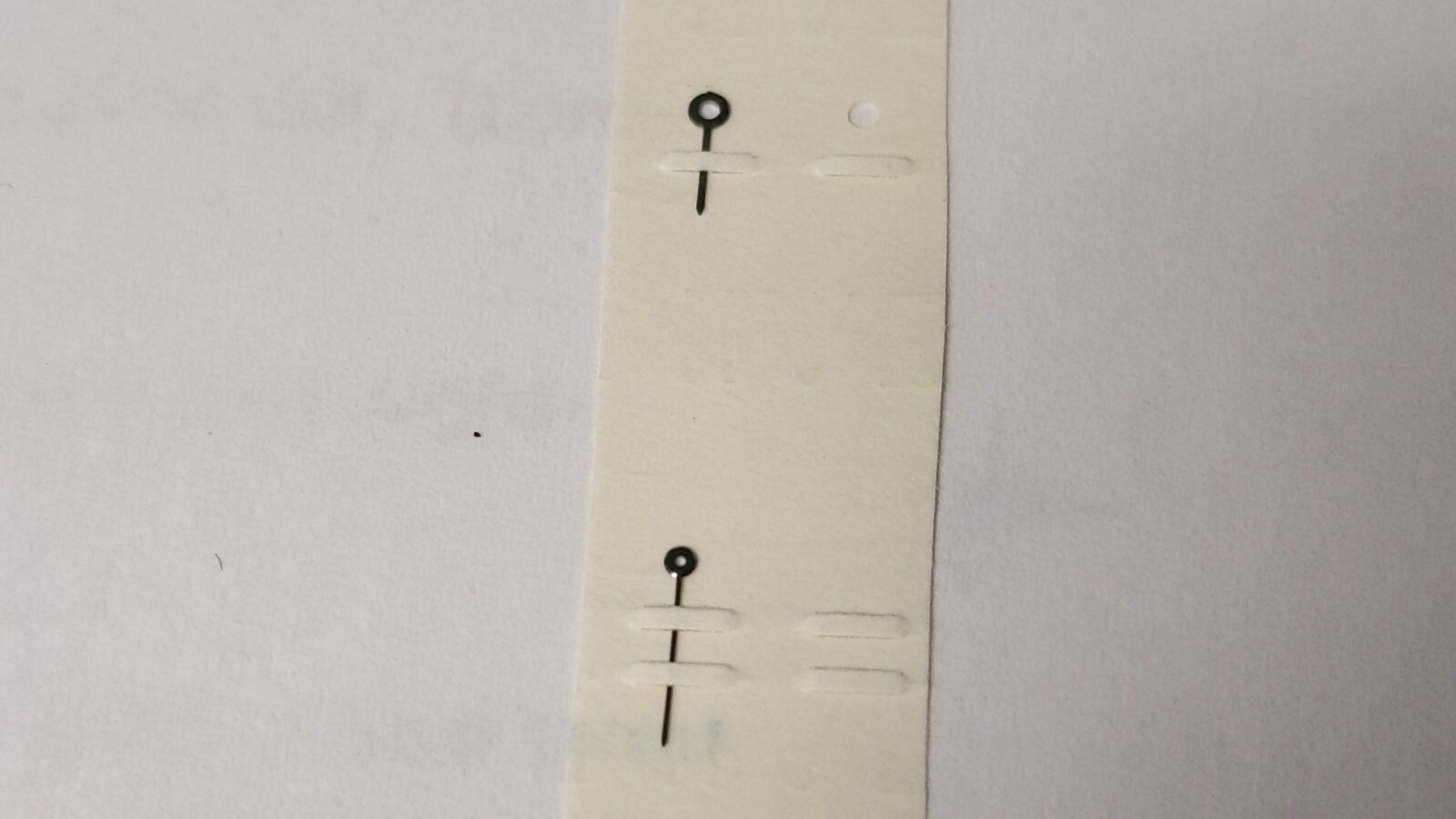 Piaget 9P Silver/White HOUR hand and MINUTE hand. length min hand: 7.5mm