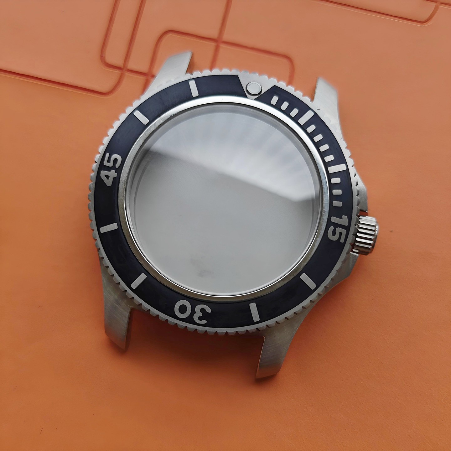 42mm 10ATM Dive Steel Watch Case Sapphire Crystal For ETA2824 & PT5000 Movement