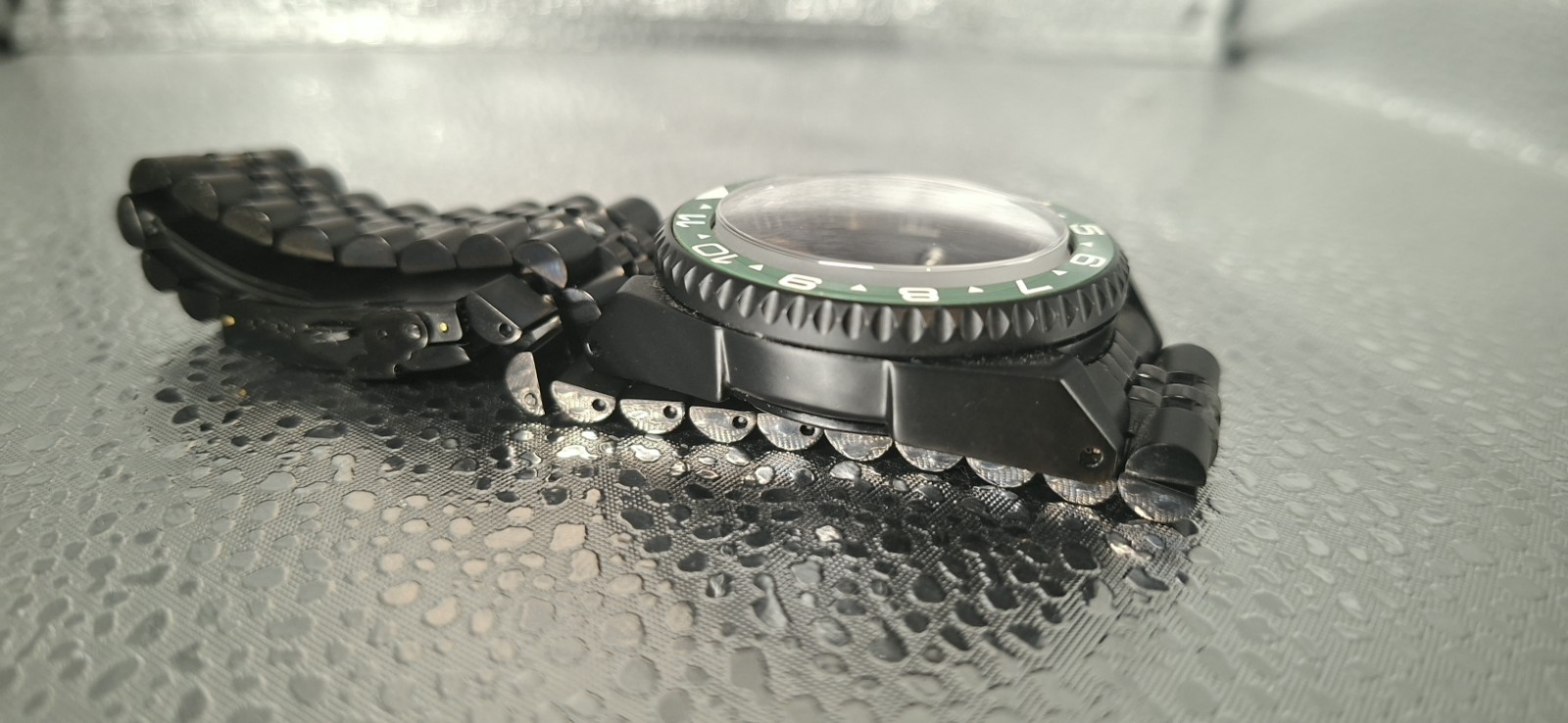42mm Black Samurai Watch Case Bezel Fit 3.8 NH35 NH36 SKX SK SRPD
