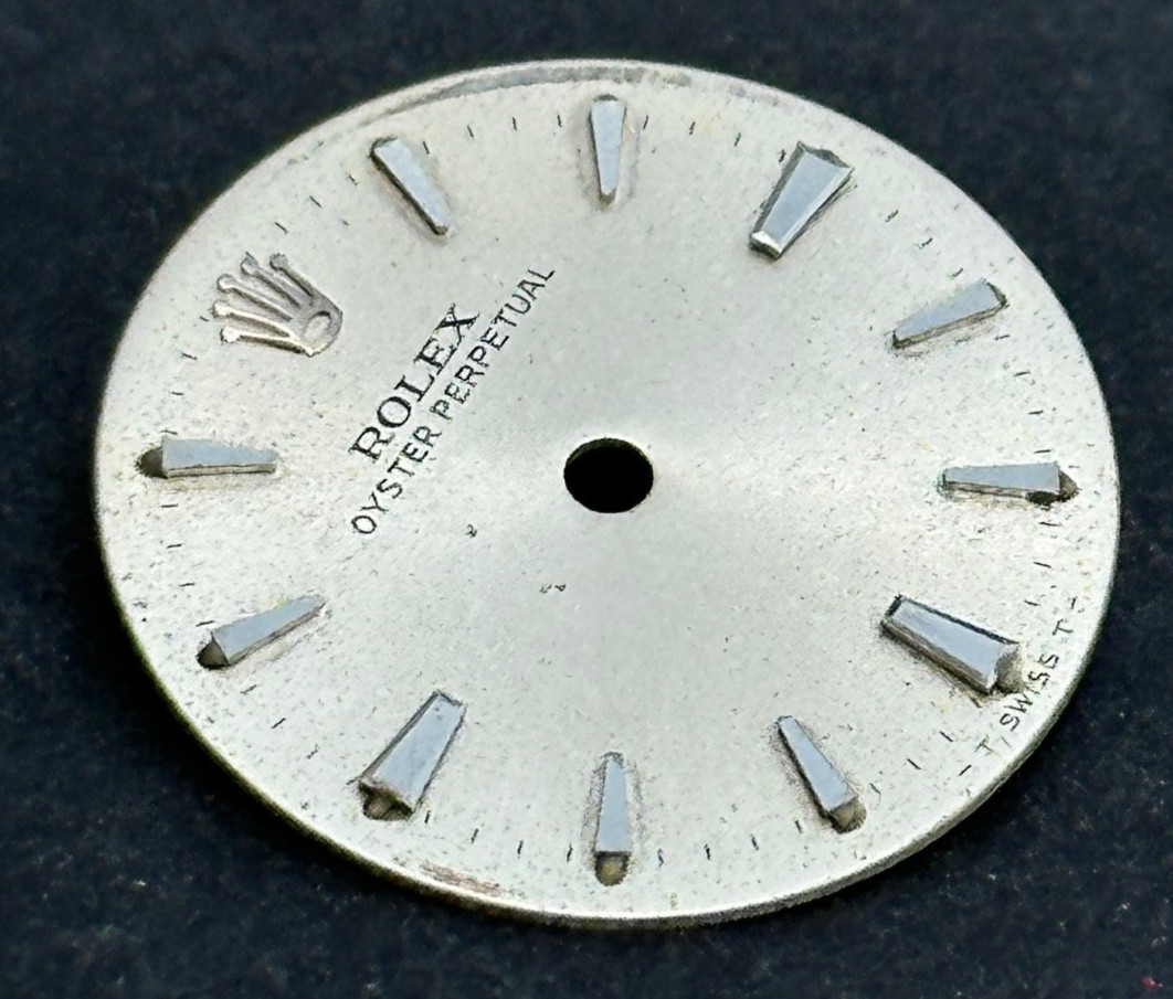 Vintage Rolex Ladies Oyster Perpetual Watch Dial For 24mm Case No Date