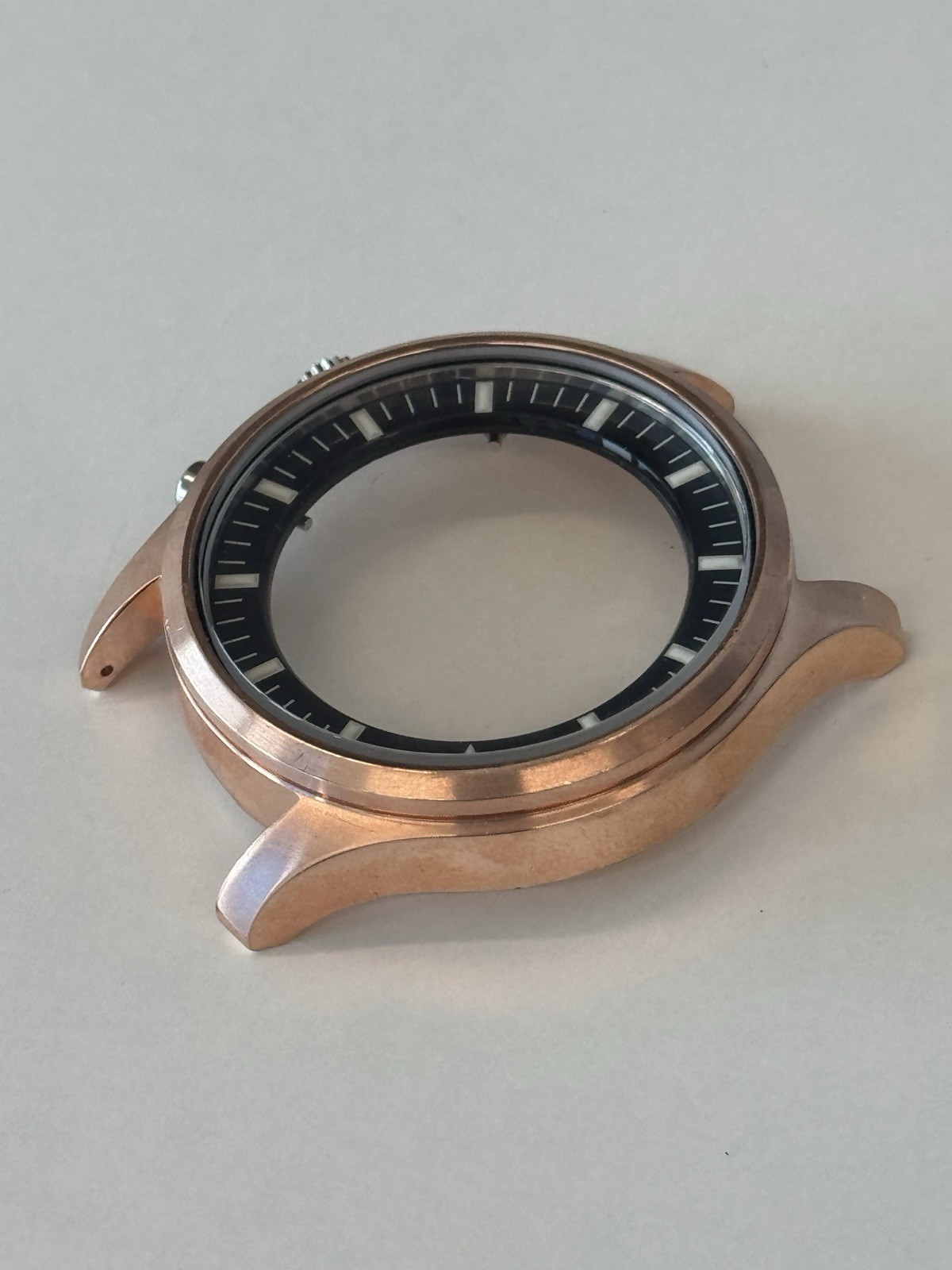 Seiko 7T92-0JS0 Watch Case – Chronograph Pilot – New Old Stock – Rose Gold