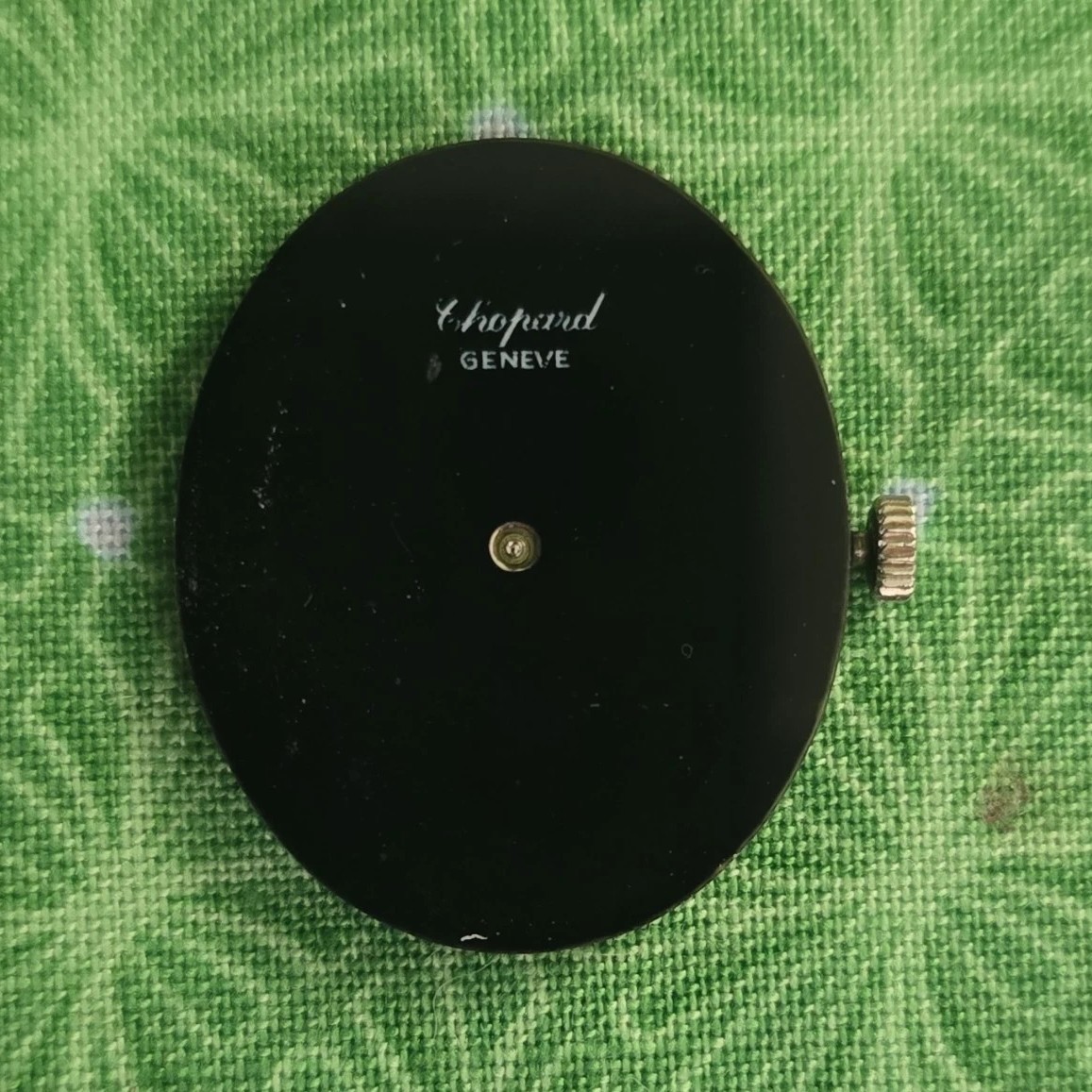 Chopard Geneve Swiss 8 Jewel Mechanical Manual Wind Watch Movement w/ Crown Stem