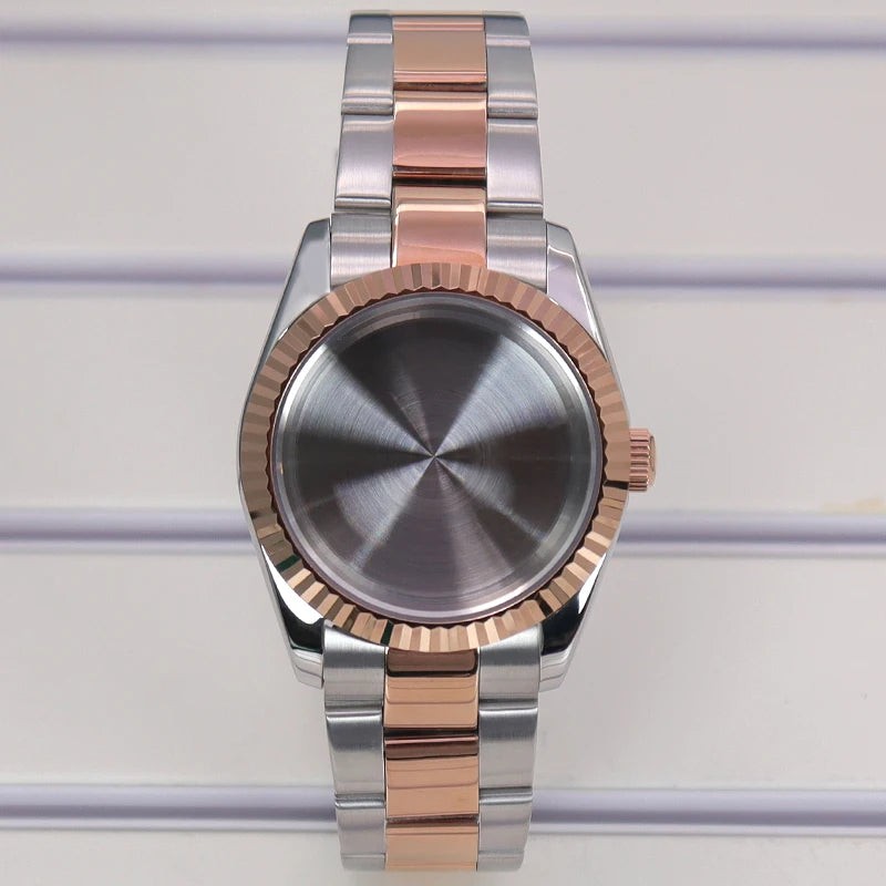 36/39mm Watch Cases Set Sapphire Glass For NH35 NH36 NH34 NH70 8215 Datejust