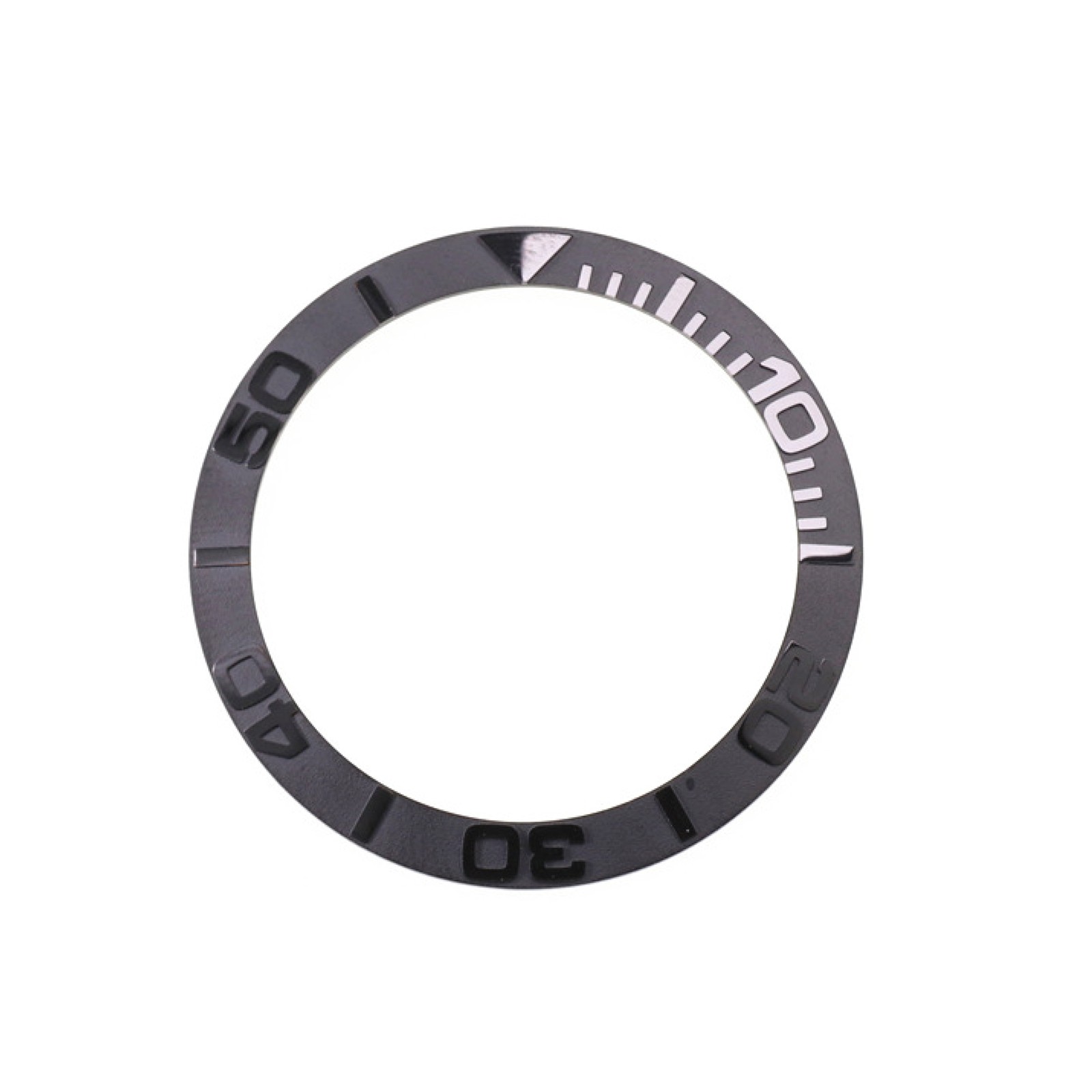 38mm Ceramic Watch Bezel Black For Seiko Yacht-Master Diver SKX007 SKX009 SKX011