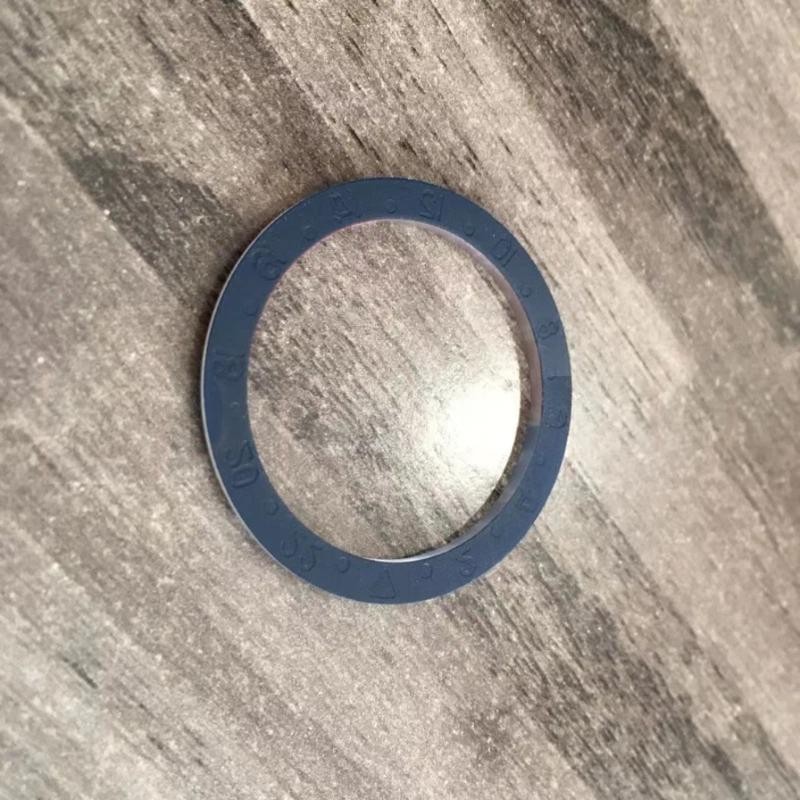 Black Red Bakelite Bezel Insert Fits Rolex GMT Master 6542 Watch