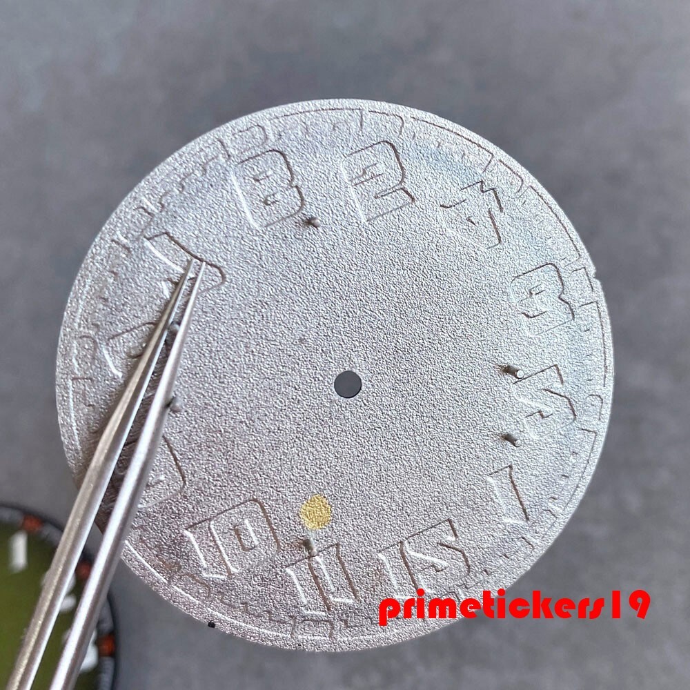40.5mm Watch Dial Matte Face Hands Set Luminous Fit NH35 NH36 ETA2824 PT5000