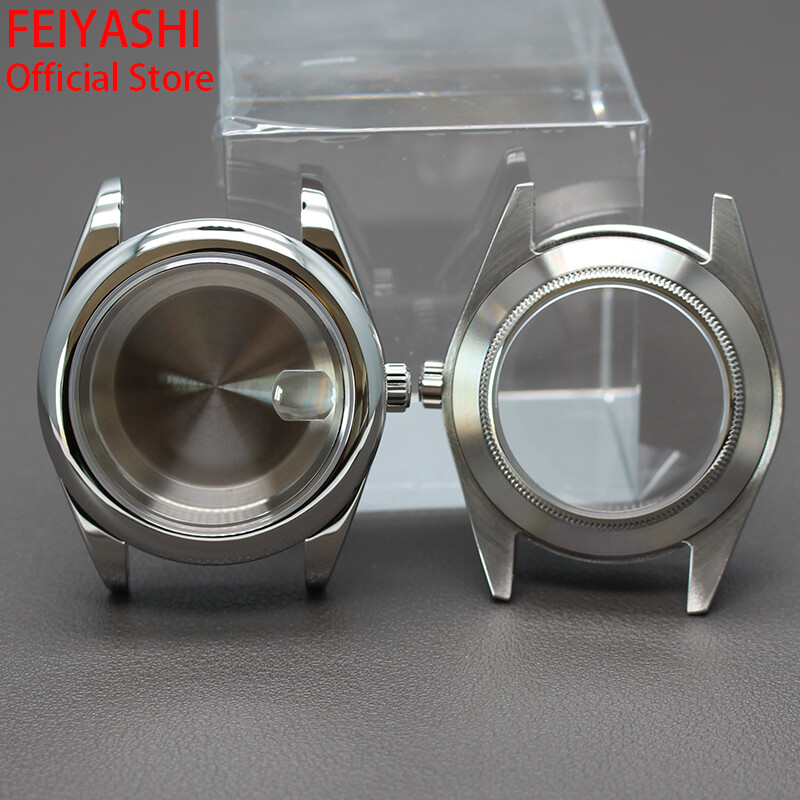 36mm/39mm EXPLORER Watch Cases Sapphire Crystal Glass Seiko nh35 Nh36 Movement