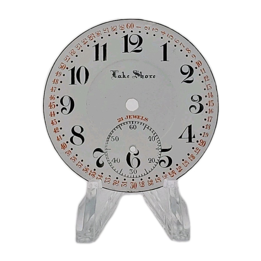Lake Shore 44.9mm 18s True Montgomery Double Sunk Pocket Watch Dial Only 232