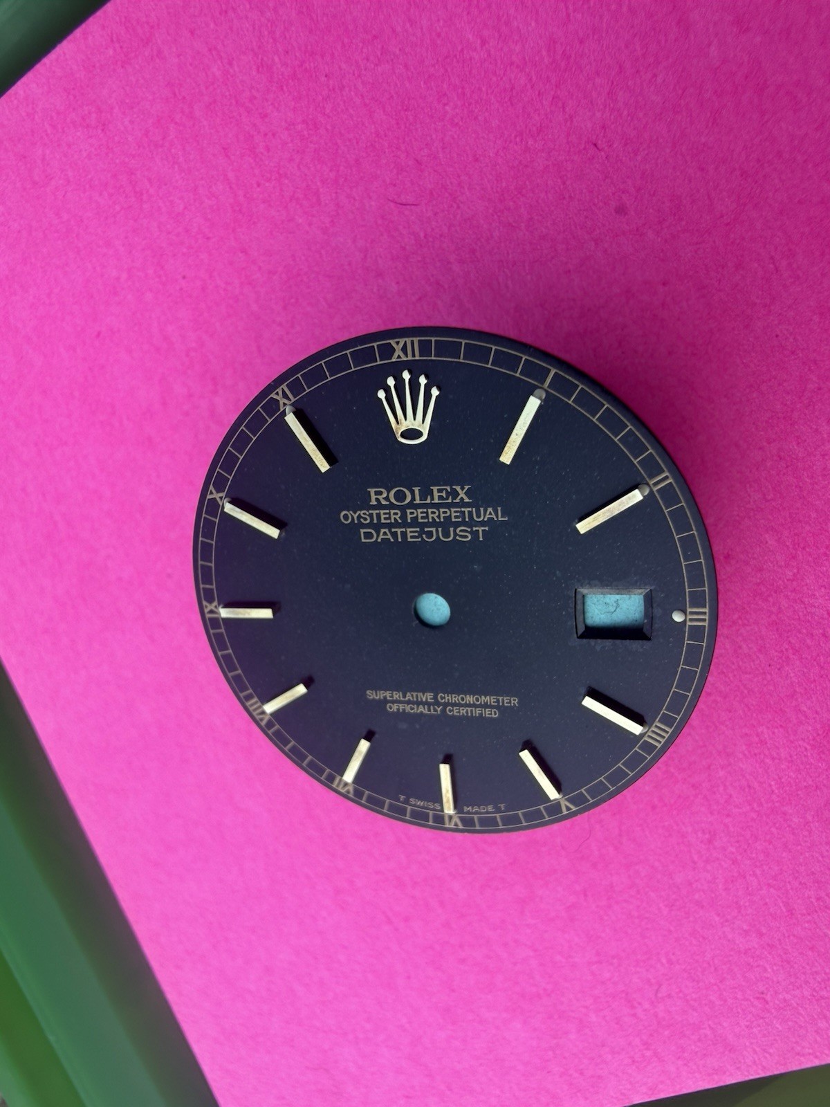 Rolex Original 36mm Datejust Black dial TwoTone 16013, 16233, gold markers