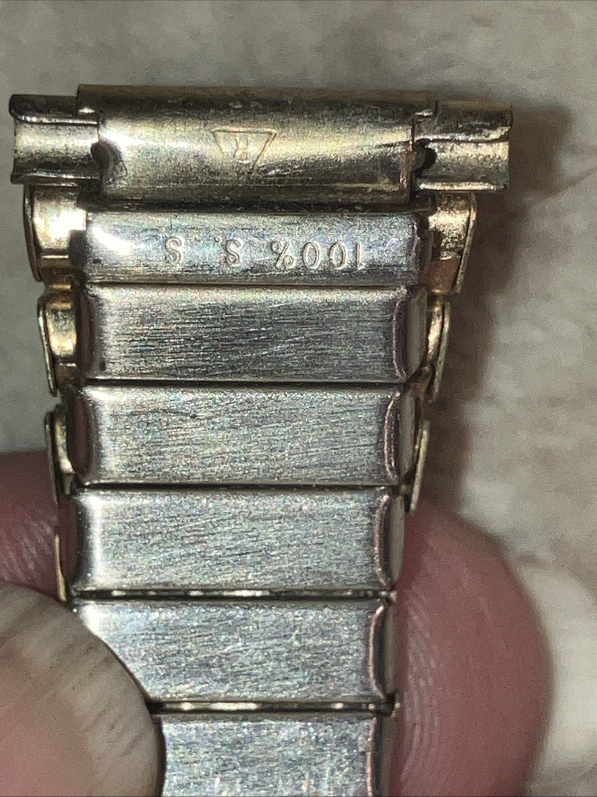 LOT Vintage Watch Wristwatch Parts Pins Bands Links Speidel Kreisler Leather