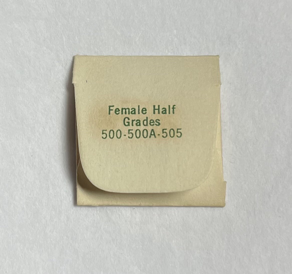 NOS Vintage Hamilton 500-500A-505 Two Piece Female Half Watch Stem Part # 615170