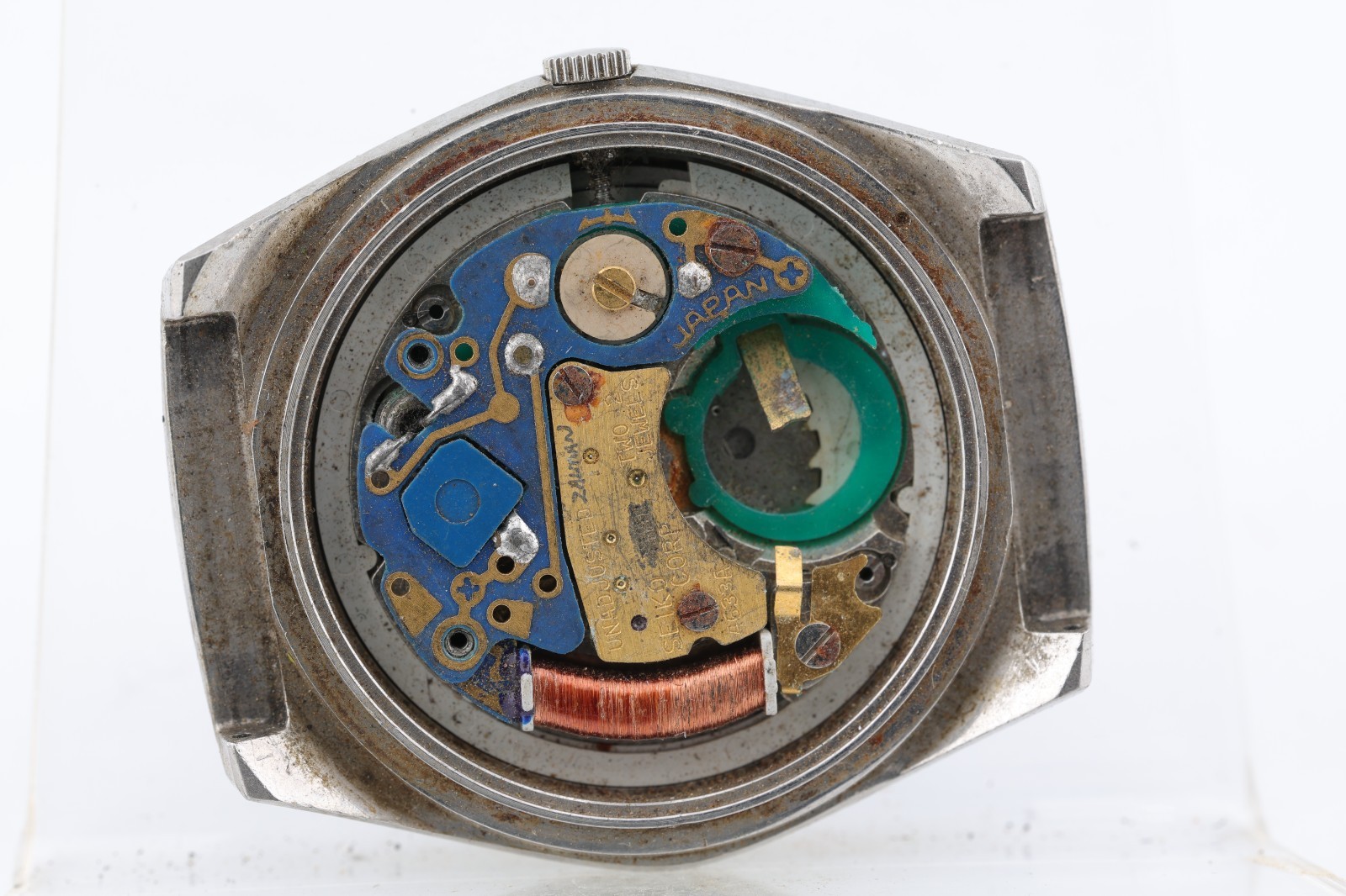 SEIKO cal. 4633A, 2j SQ QUARTZ WRIST WATCH MOVEMENT, UNTESTED, FOR REPAIR (KK)