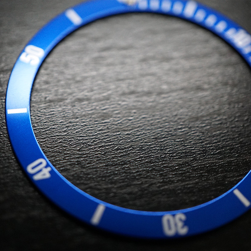 Seiko Custom SKX007 SKX Bezel Insert Blue Mod Parts