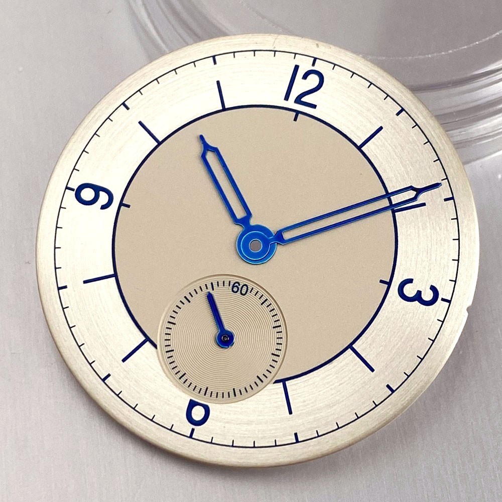 38mm Stainless Steel Watch Case Independent Seconds For Sea-gull ST1701 Movement