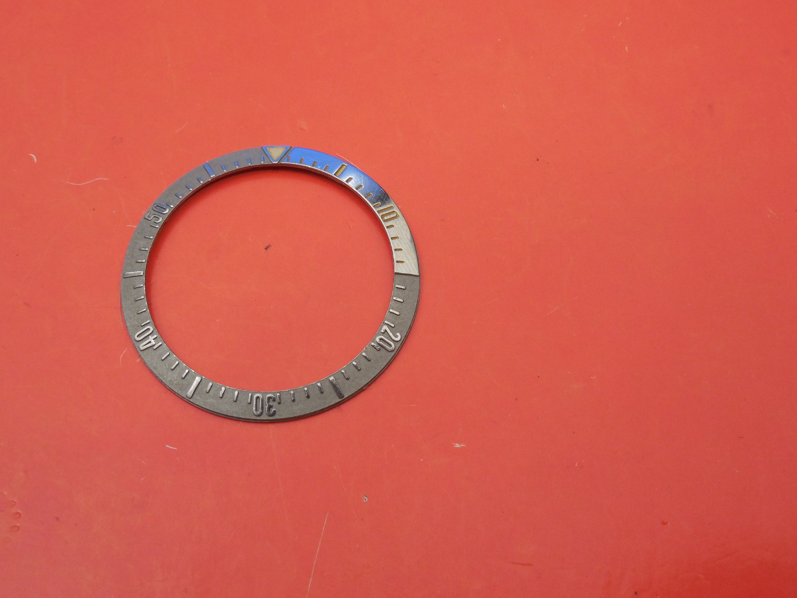 100% EBEL 1911 DISCOVERY STEEL BEZEL INSERT FOR MEN’S SOLID STEEL DIVER CASE