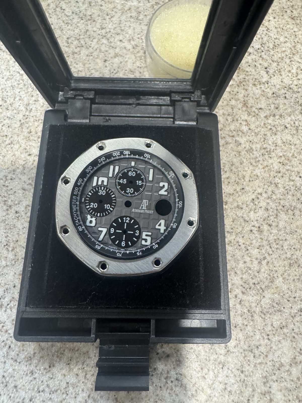 audemars piguet royal oak offshore Gray Dial W Tach Bezel SS Bezel