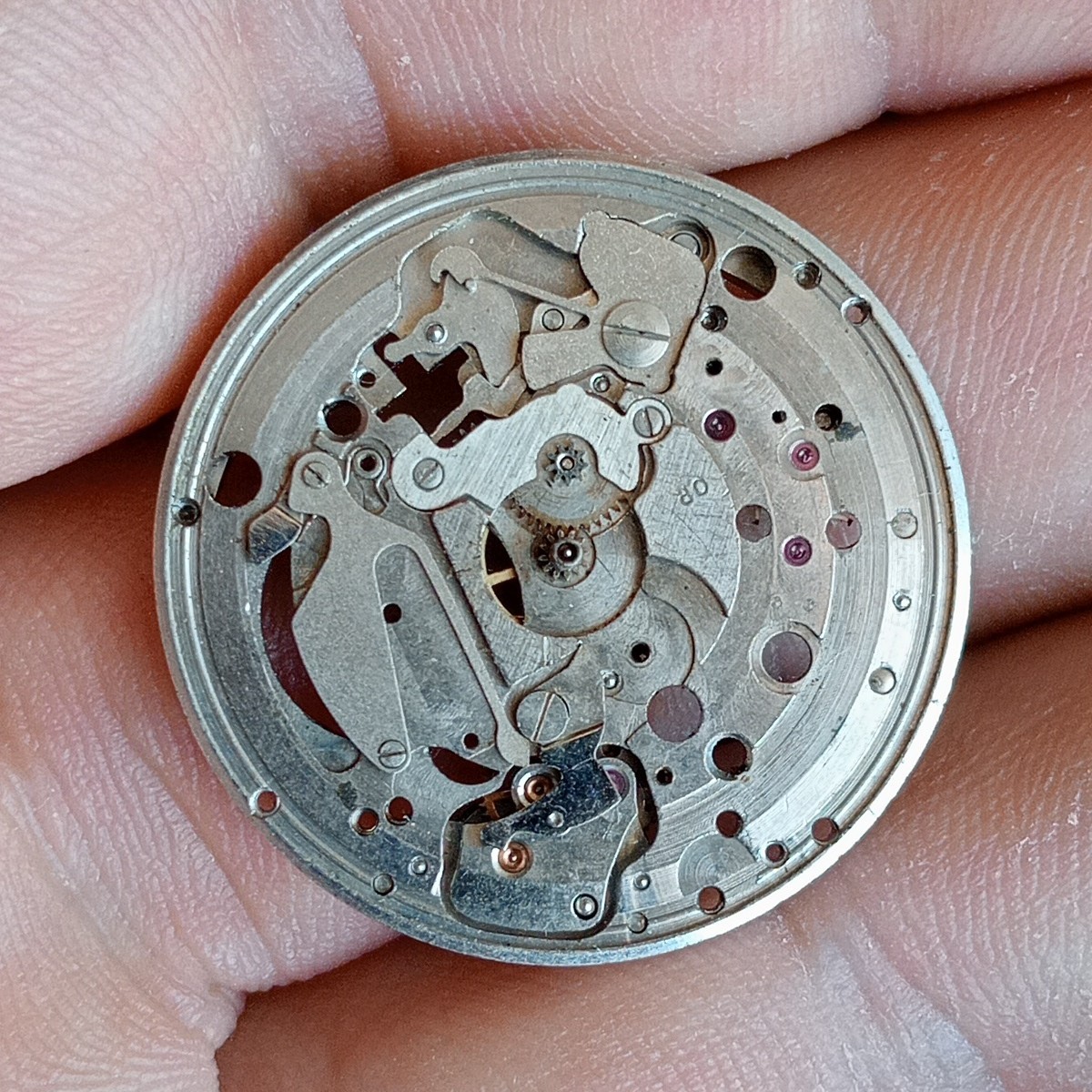 Vetta 674 Base AS 1674, Watch Movement parts. Vintage For Replacement Part