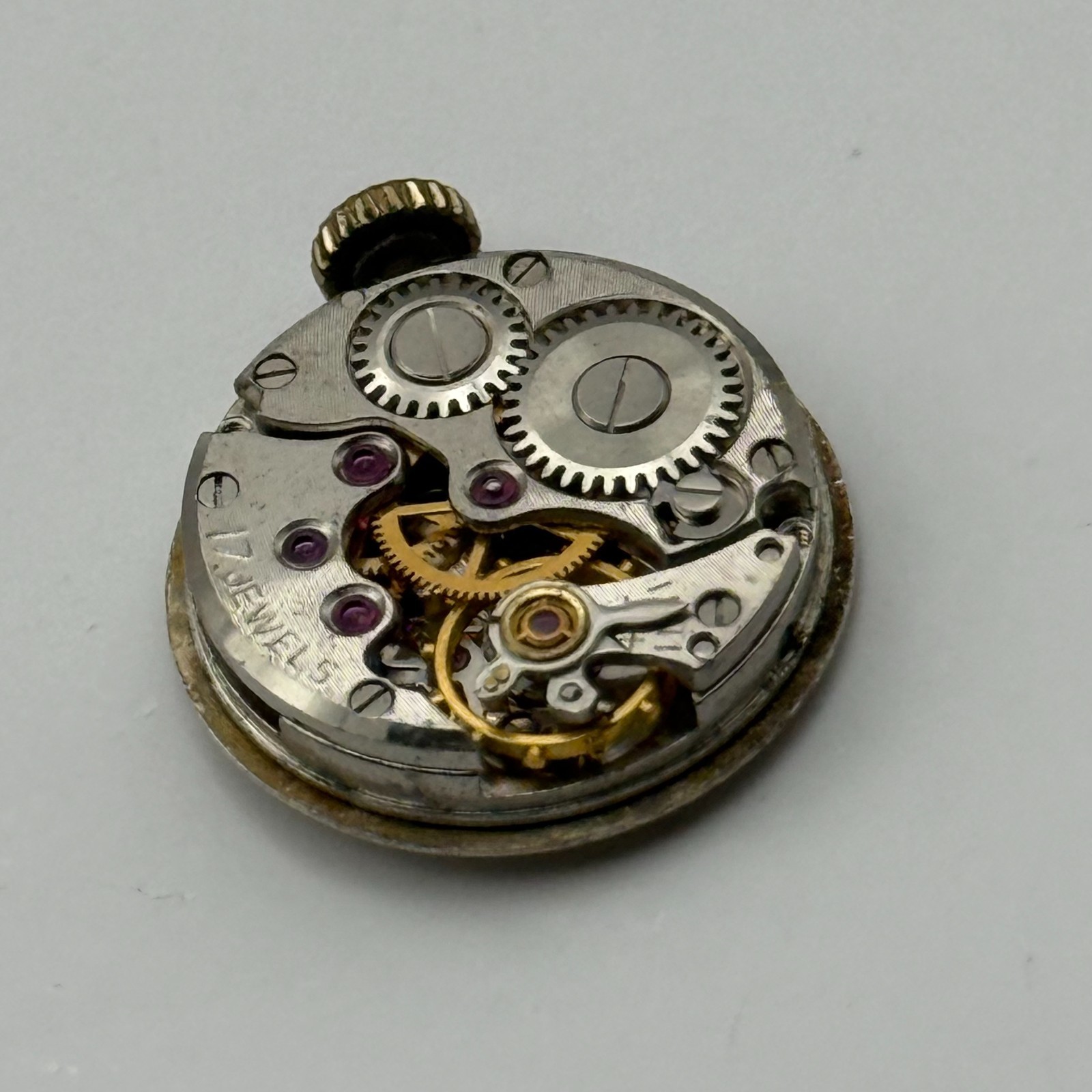 Chaika 1601A Watch Movement Running Sekonda Soviet 17J Manual Wind Parts 16.2mm
