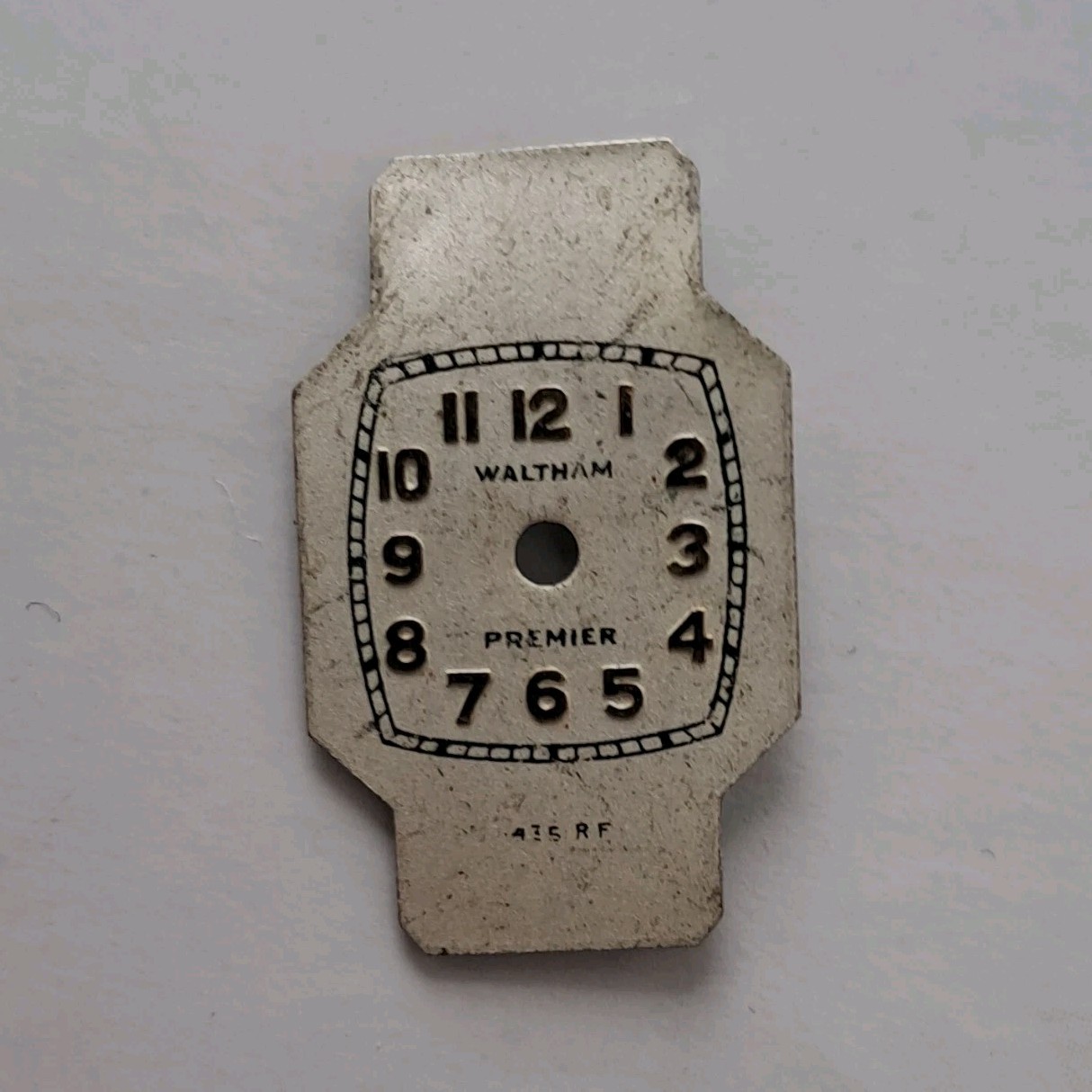 Waltham Premier White Watch Dial Arabic Numerals 415 RF