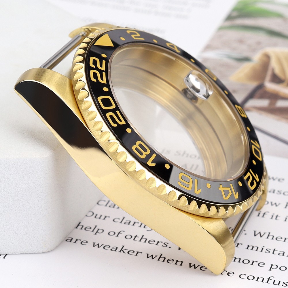 40mm Sterile Watch Cases Luxurious 316L Steel For Seiko NH35 Miyota8215 Movement