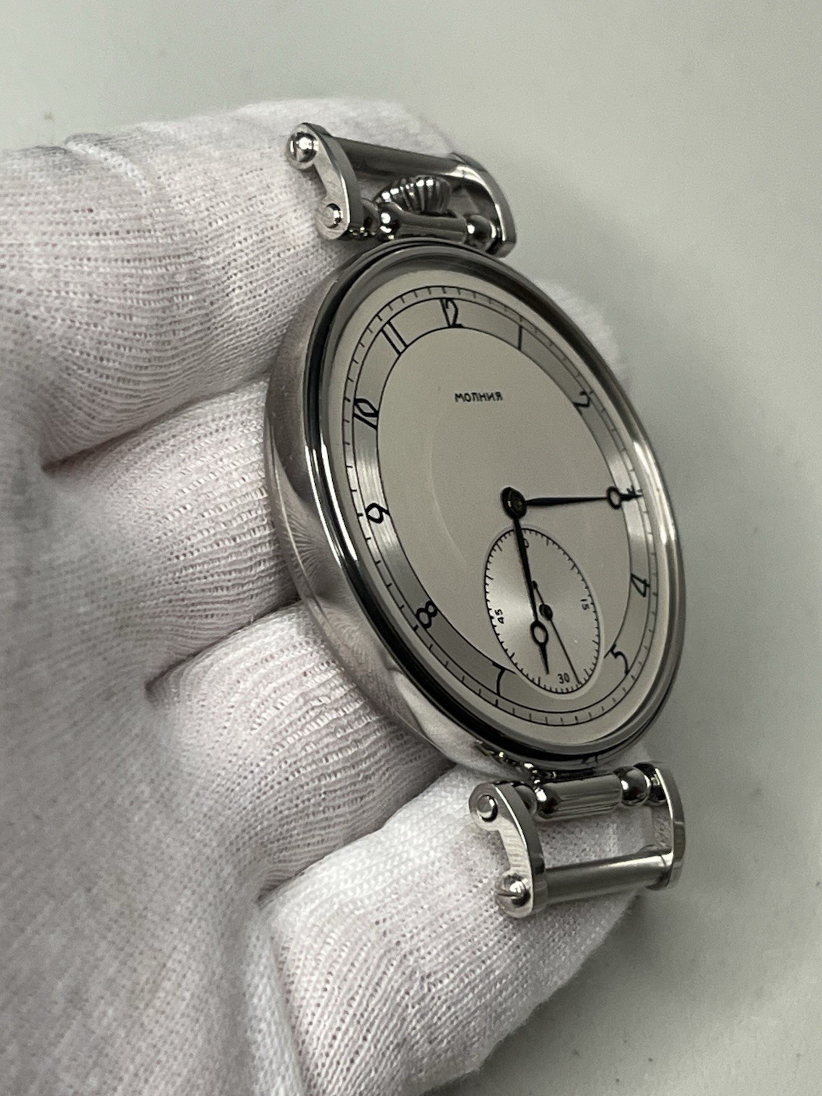 Molnija Marriage Watch Parts Set – Case Dial Hands – No Movement – Aftermarket