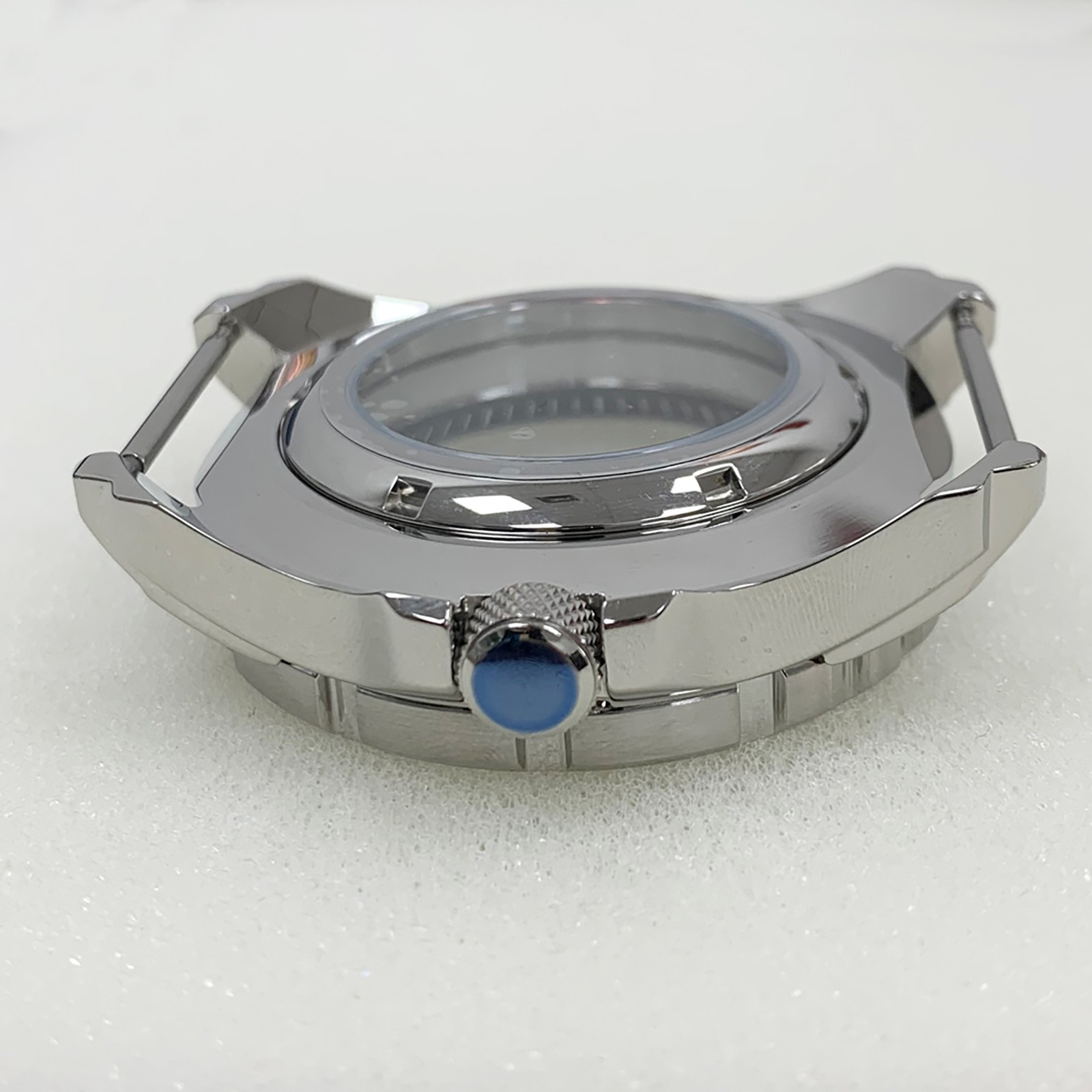 44MM Inner Shadow Case Rotatable Bezel Watch Case for NH35/NH36/4R Movement