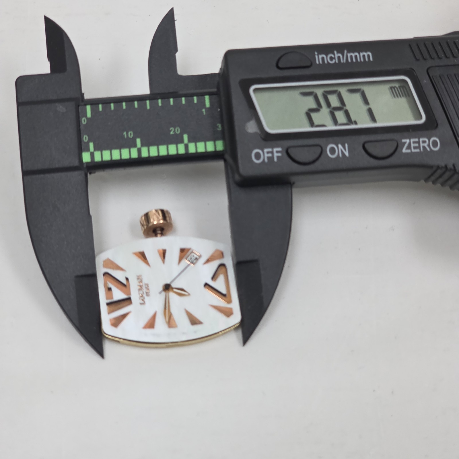 Locman Panorama REF 153 Ladies Mother of Pearl Quartz Date Movement New Battery