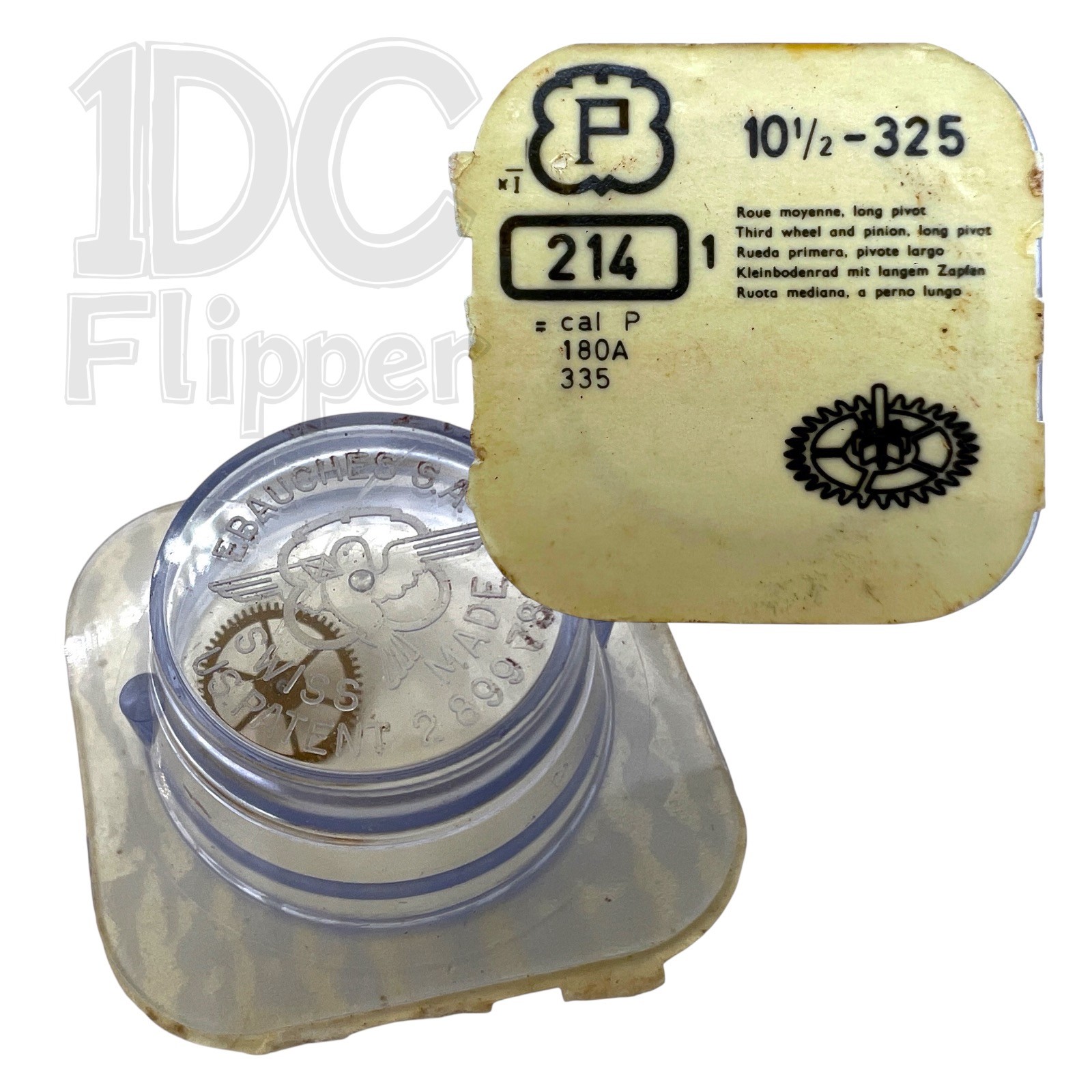 Peseux 325 Third Wheel 214 NOS Benrus FC, Fits Multiple, Read List!