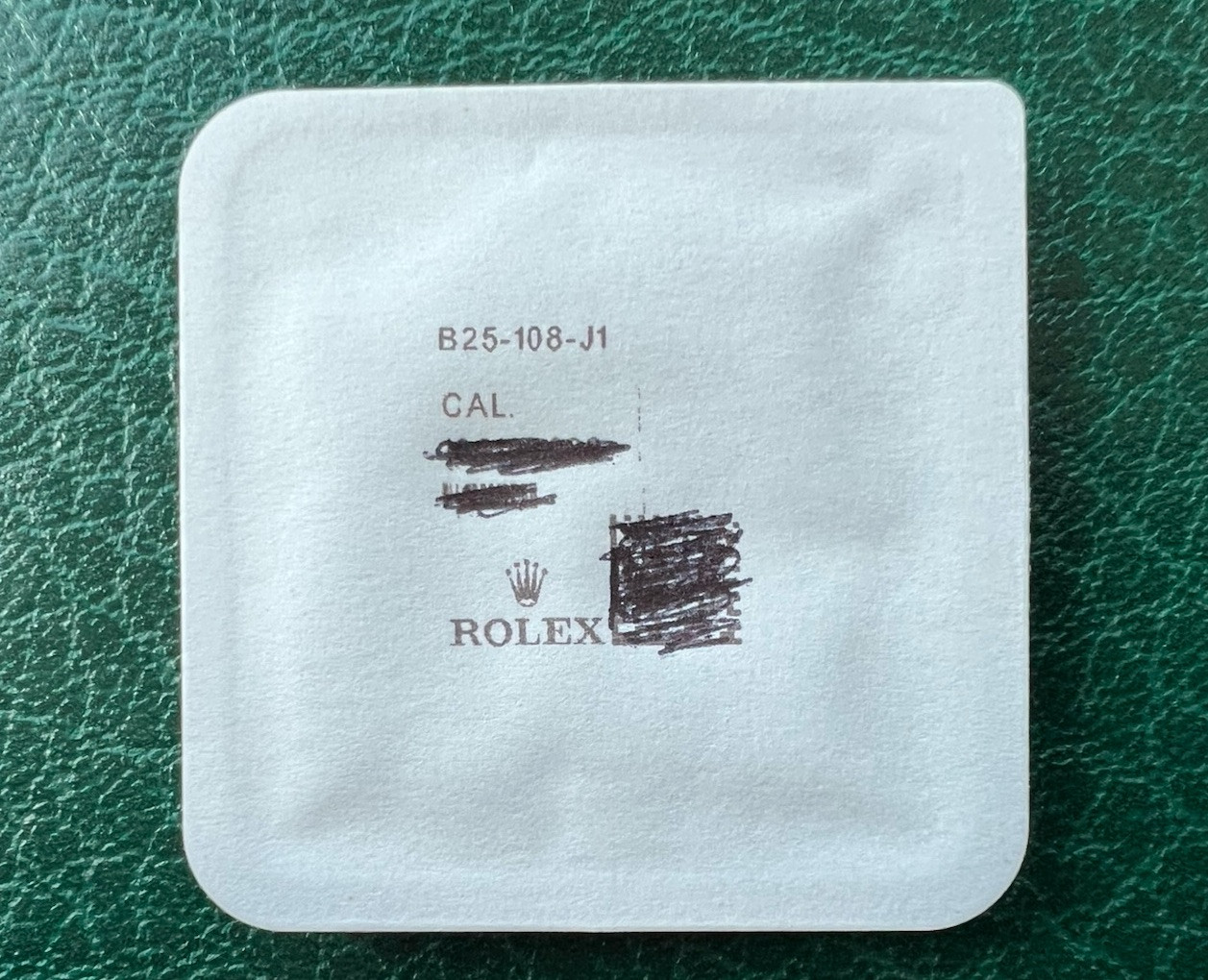 Original Rolex Oysterdate Precision Plexiglass Crystal Ref. B25-108-J1 – OC#1001