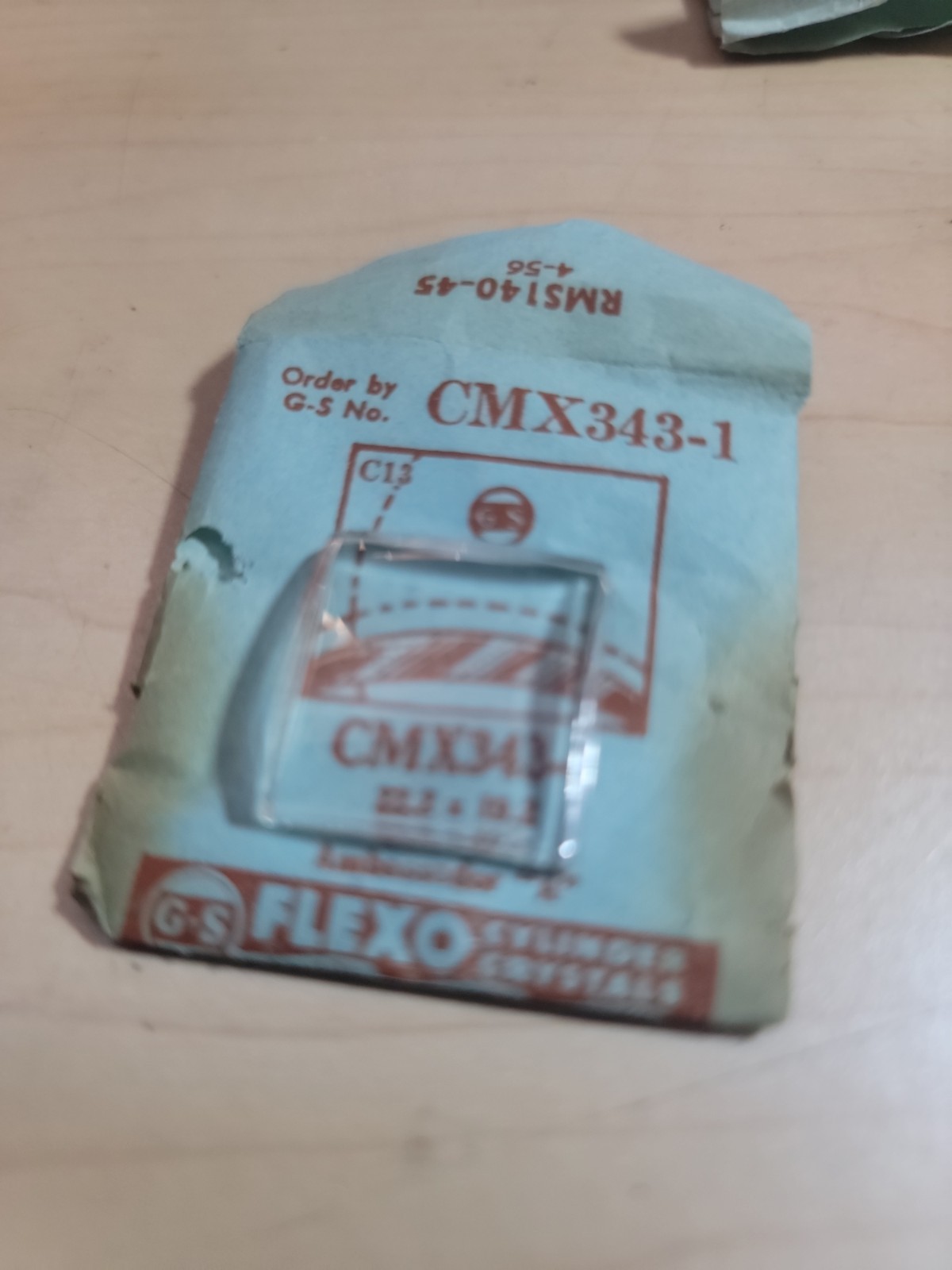 flexo watch crystal CMX343-1