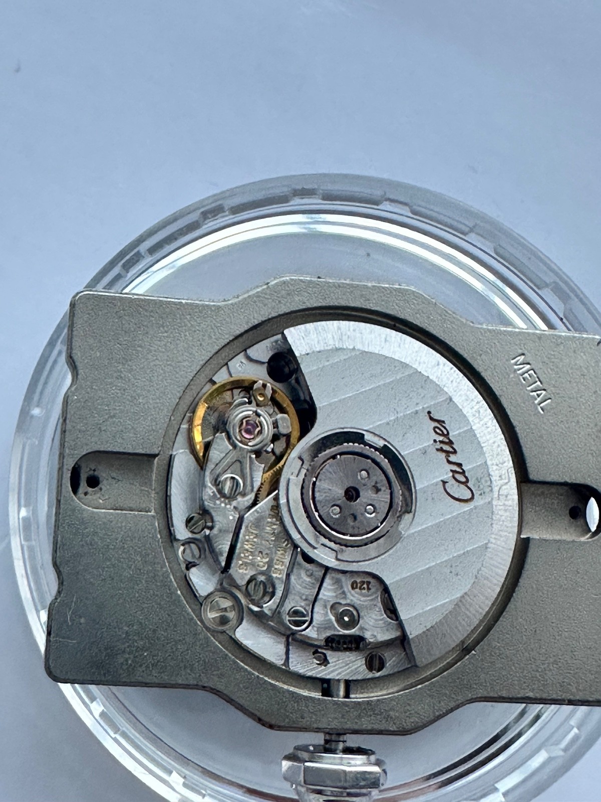 Cartier Tank Américain Movement & Blue Dial Automatic Cal.120 Eta 2000-1
