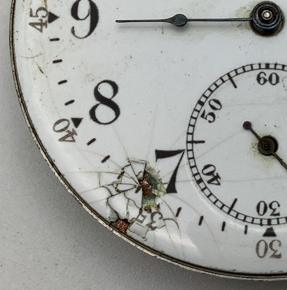 1909 Trenton Grade 140 16s Model 3 15Jewel Pocket Watch Movement