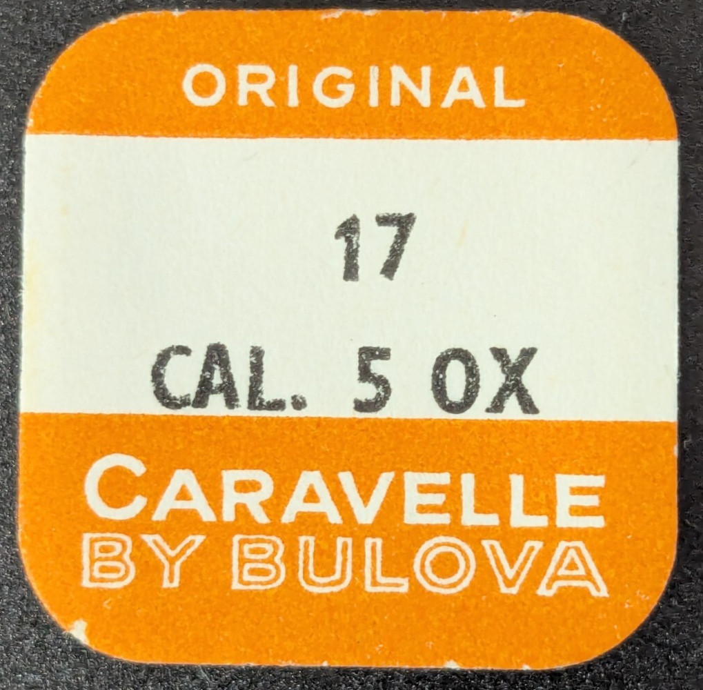 NOS NEW Genuine Bulova Caravelle Cal. 5OX – Clutch Wheel Vintage Watch Part #17