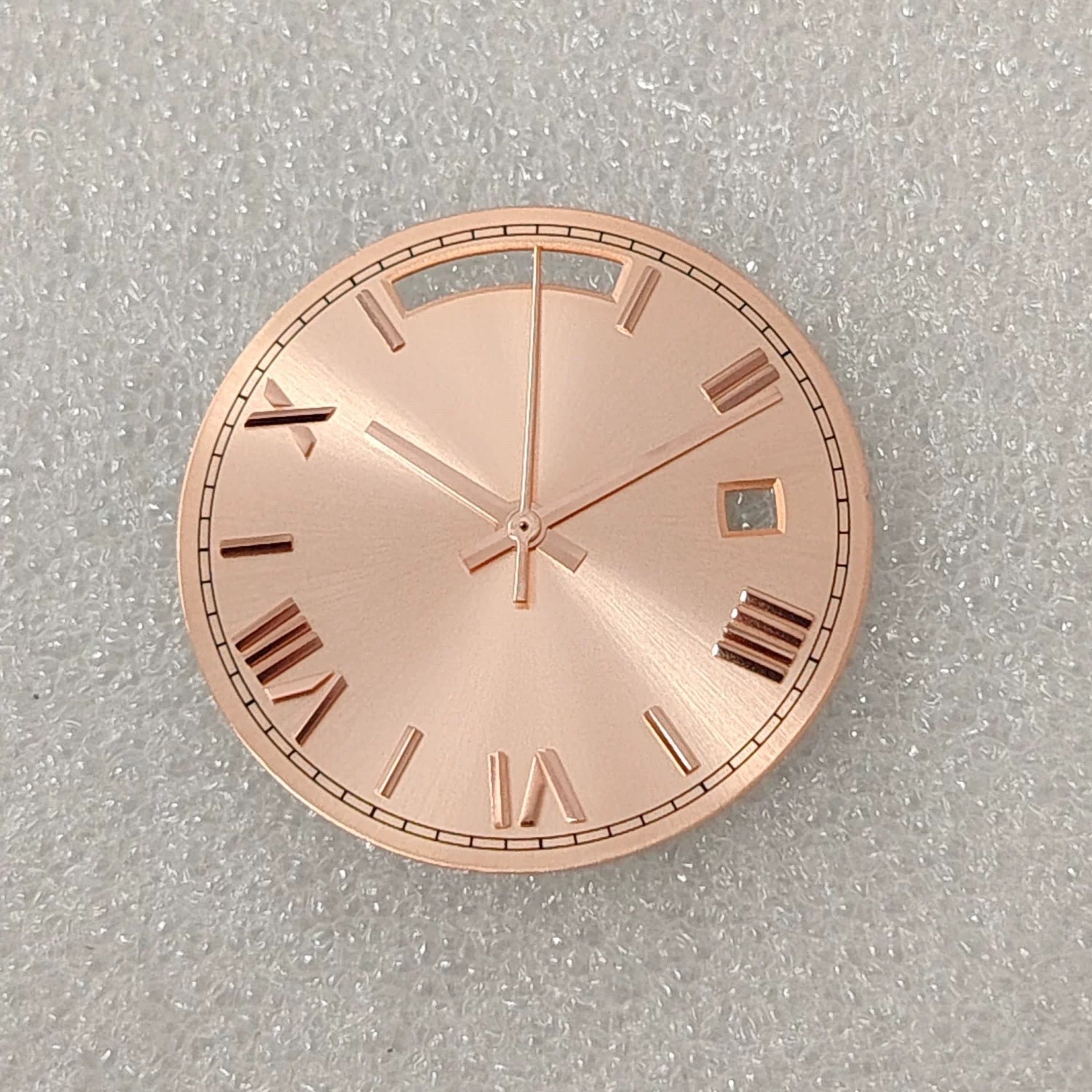 30.8mm Luxury Rose Watch Dial Date + Hand Set for ETA 8285