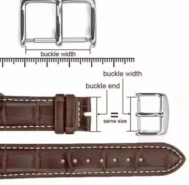 Crown Rolex watch buckle 20mm Rose Gold plated BKLRG20