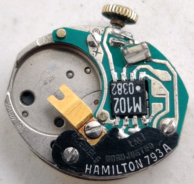 Hamilton 793A INT ESA ETA Cal. 301.002 Swiss quartz watch movement Works