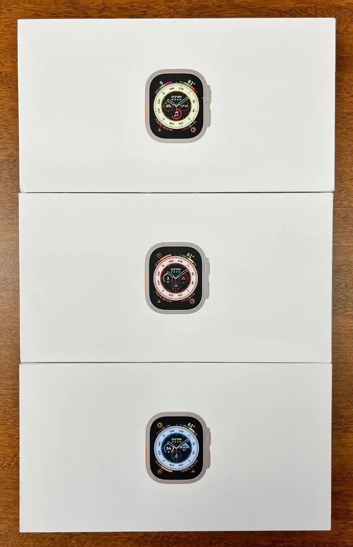 GENUINE APPLE WATCH ULTRA/ULTRA 2 EMPTY BOX WITH/WITHOUT MAGNETIC CHARGING CABLE