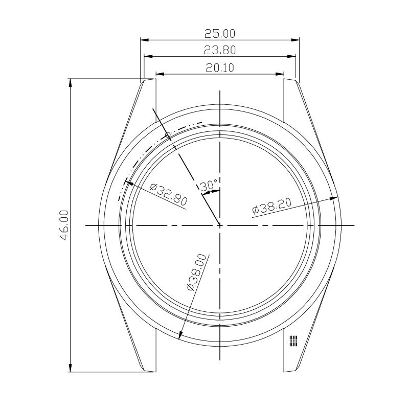 39mm stainless steel Seiko nh35 watch case strap sapphire For Seiko nh34 nh36 38
